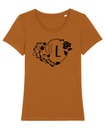 Litera L - negru Roasted Orange