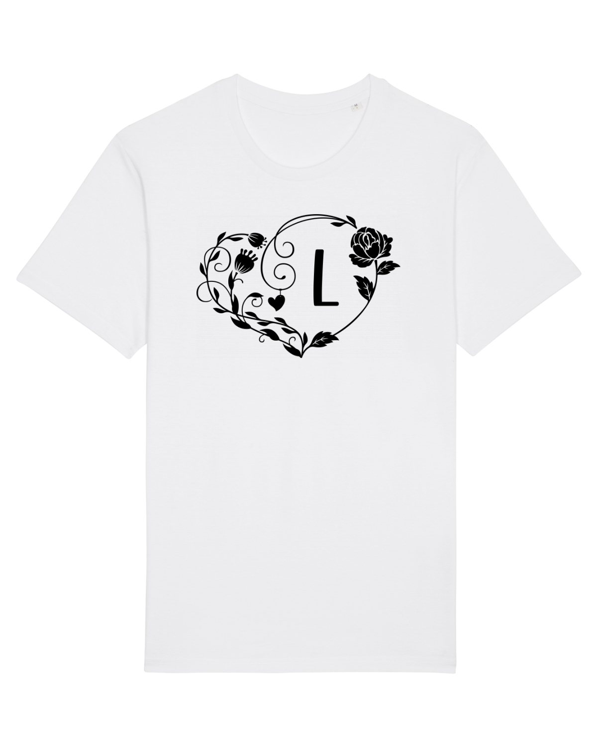 Tricou mânecă scurtă Unisex Rocker White