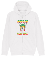 reggae for life Hanorac cu fermoar Unisex Connector
