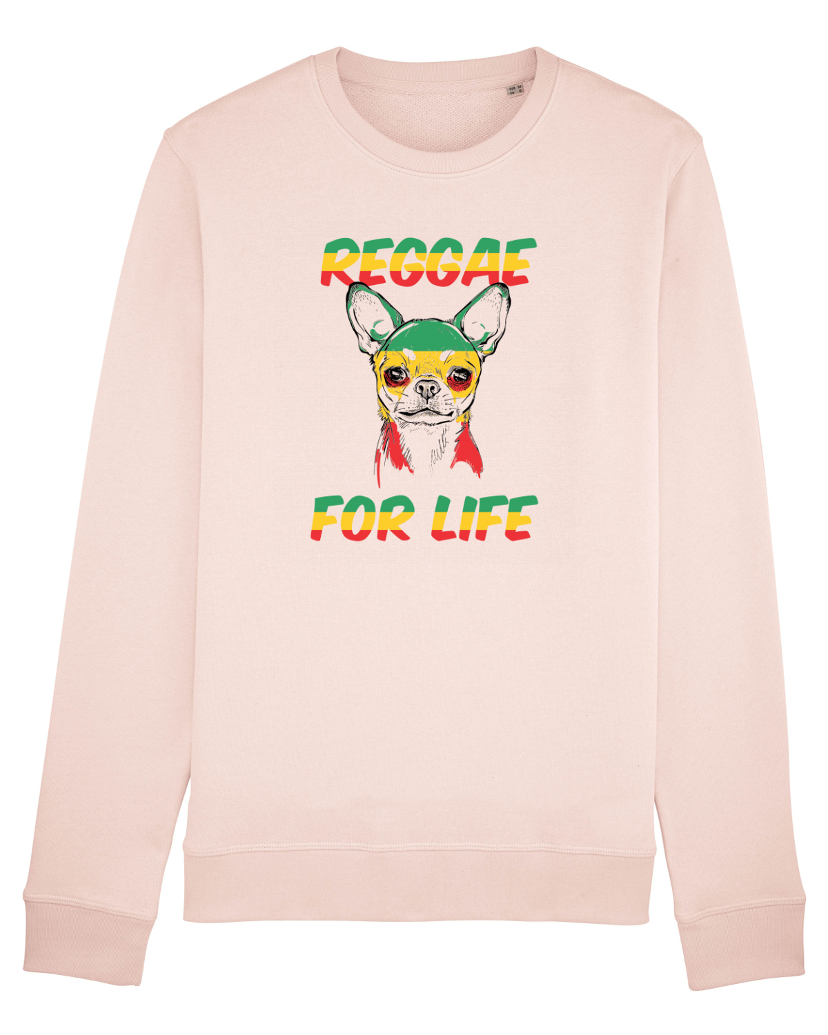 Bluză mânecă lungă Unisex Rise Candy Pink