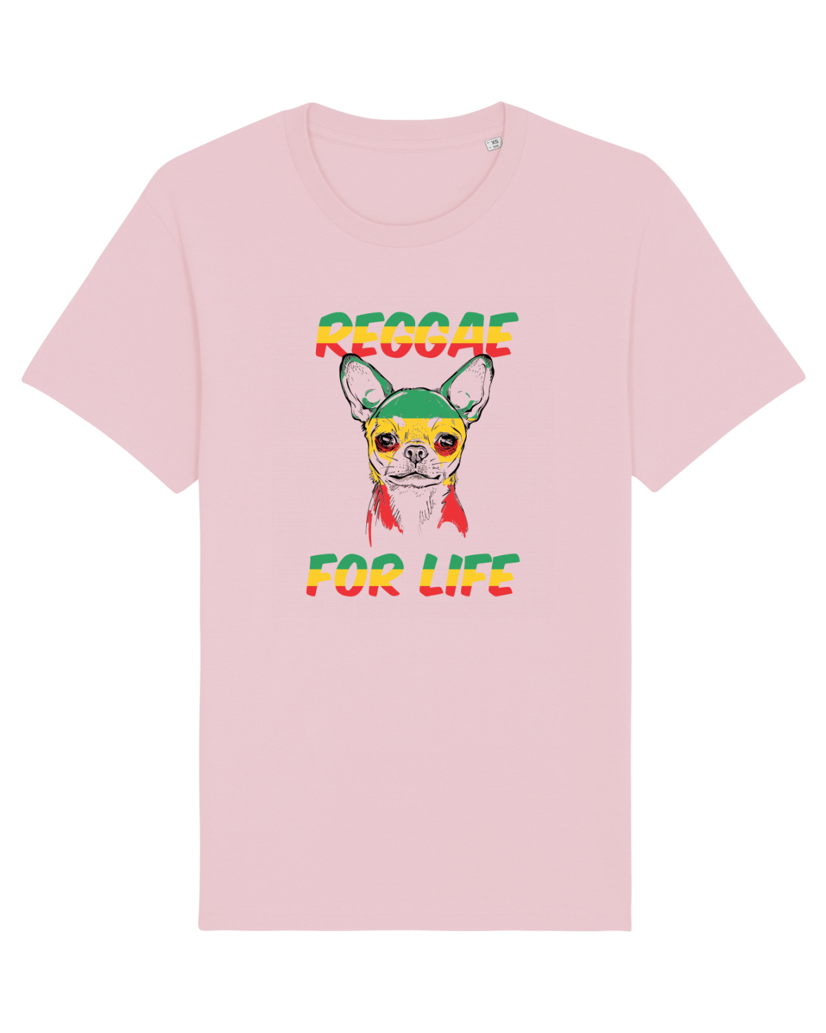 Tricou mânecă scurtă Unisex Rocker Cotton Pink