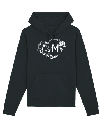 Litera M - alb Black