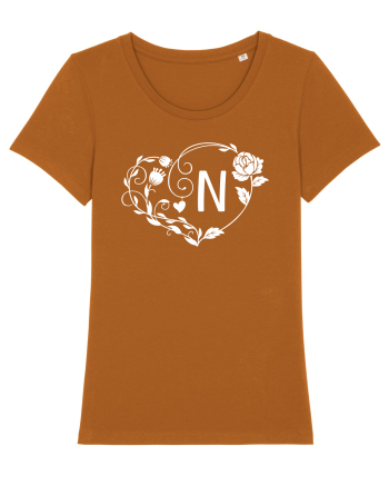 Litera N - alb Roasted Orange
