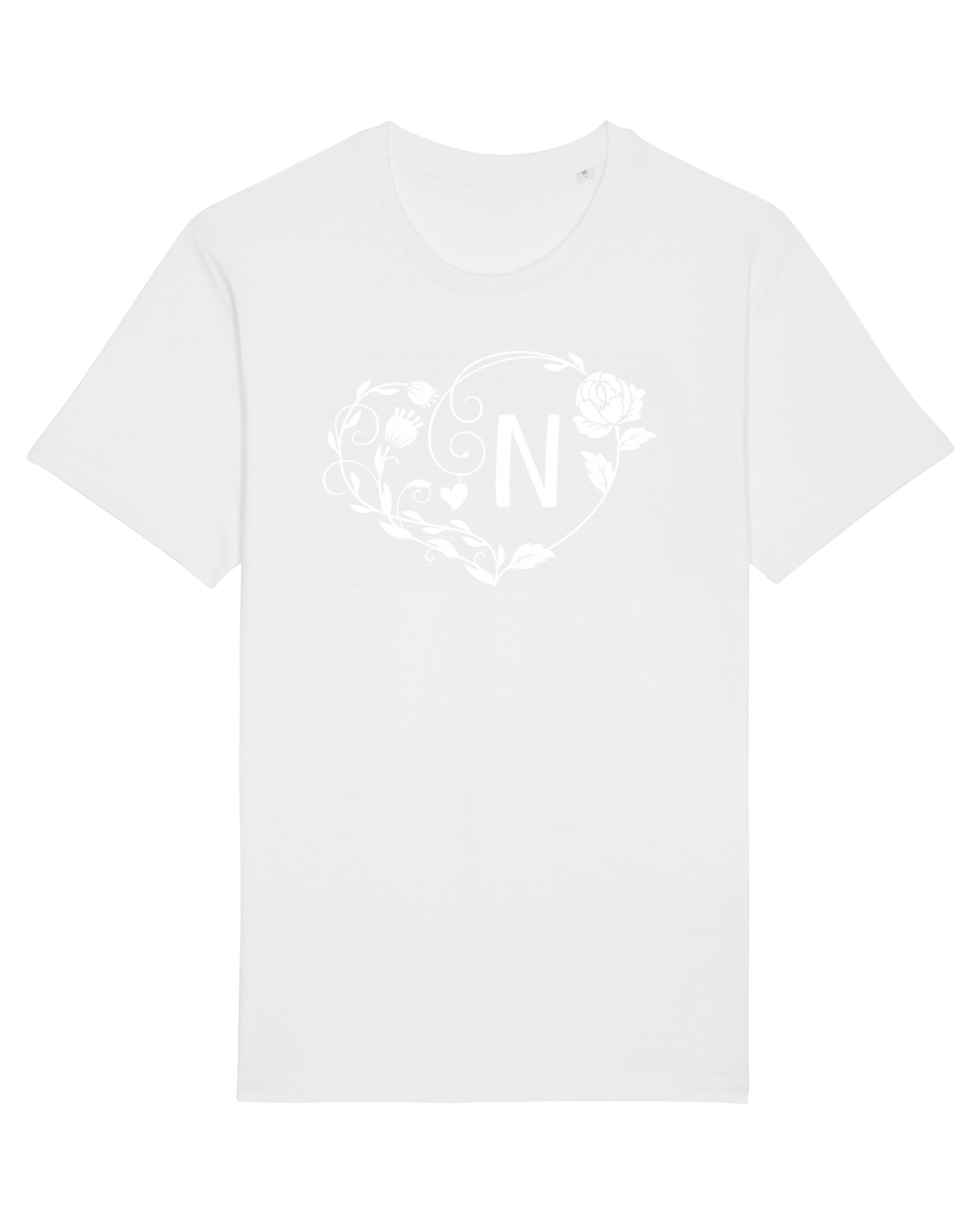 Tricou mânecă scurtă Unisex Rocker White