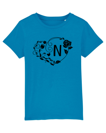 Litera N - negru Azur