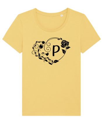 Litera P - negru Jojoba