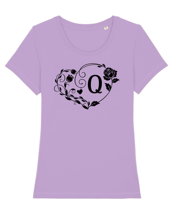 Litera Q - negru Lavender Dawn