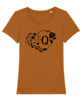 Litera Q - negru Roasted Orange