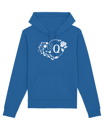 Litera Q - alb Royal Blue