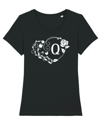 Litera Q - alb Black