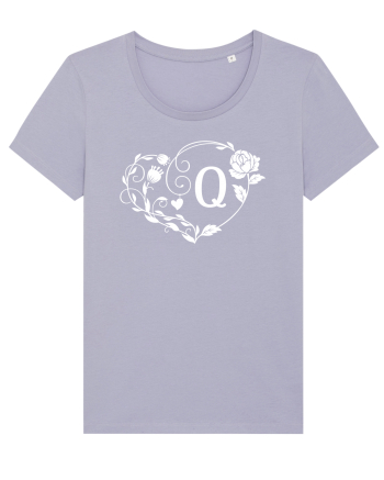 Litera Q - alb Lavender
