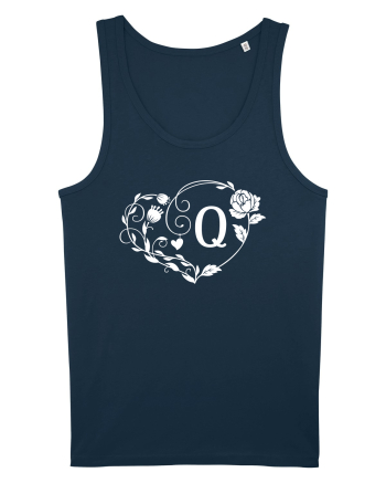 Litera Q - alb Navy