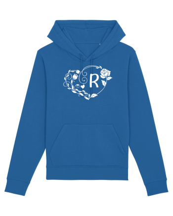 Litera R - alb Royal Blue