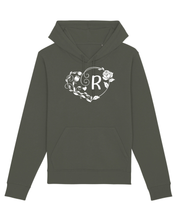 Litera R - alb Khaki