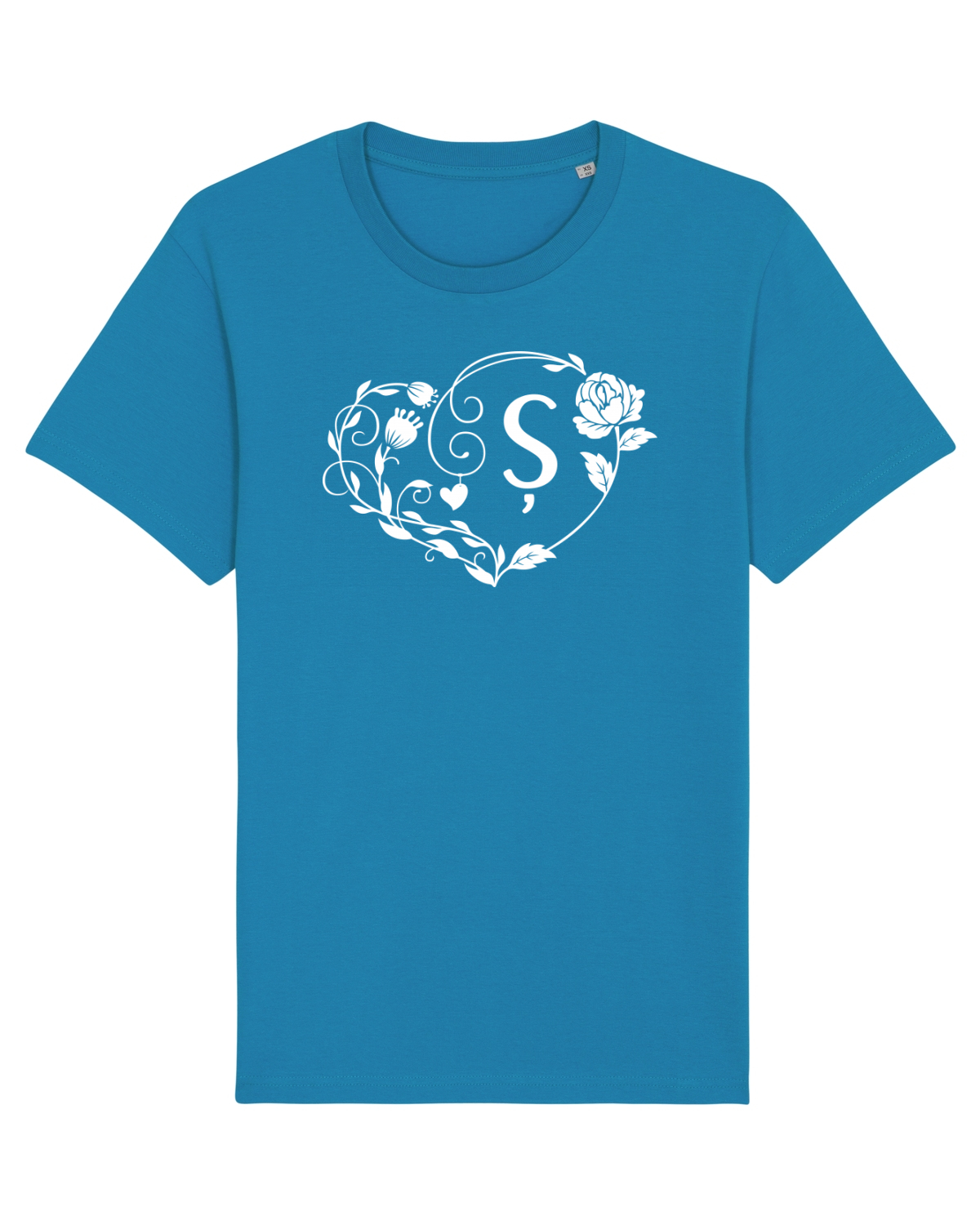 Tricou mânecă scurtă Unisex Rocker Azur