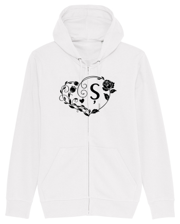 Litera Ș -negru White