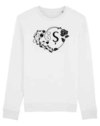 Litera Ș -negru White