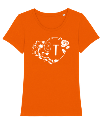 Litera T - alb Bright Orange