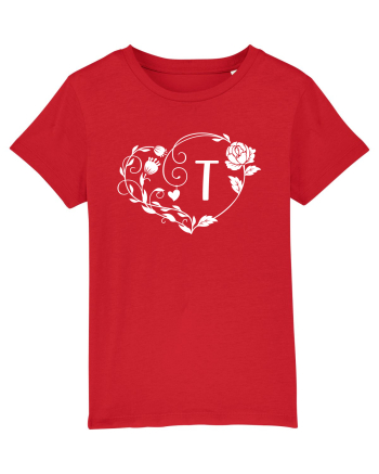 Litera T - alb Red