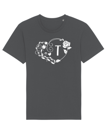Litera T - alb Anthracite