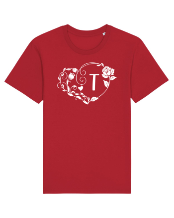Litera T - alb Red