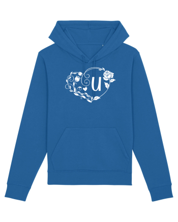 Litera U - alb Royal Blue