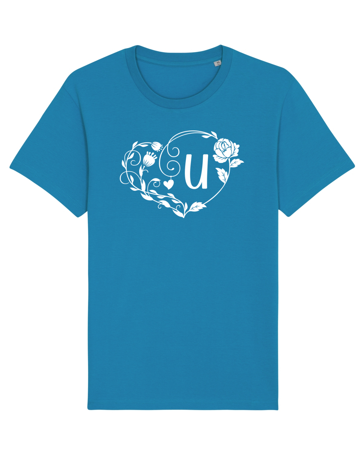 Tricou mânecă scurtă Unisex Rocker Azur