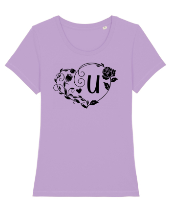 Litera U - negru Lavender Dawn