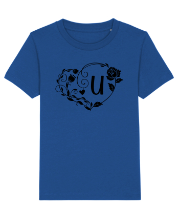 Litera U - negru Majorelle Blue