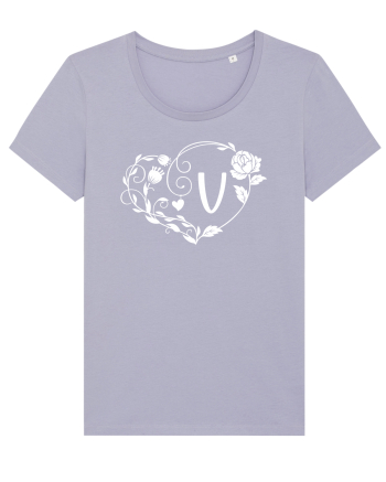 Litera V - alb Lavender