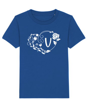 Litera V - alb Majorelle Blue
