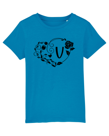 Litera V - negru Azur