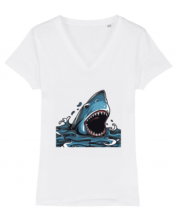 Shark Attack White