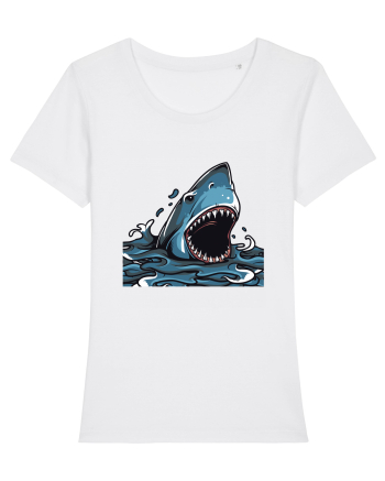 Shark Attack White