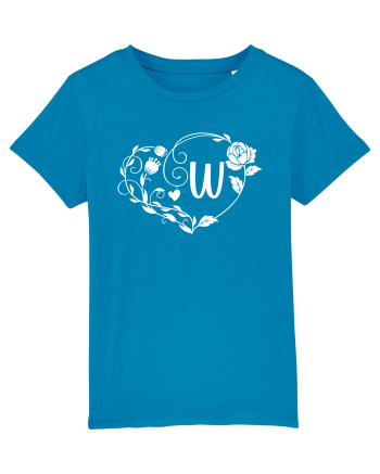 Litera W - alb Azur