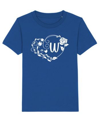 Litera W - alb Majorelle Blue