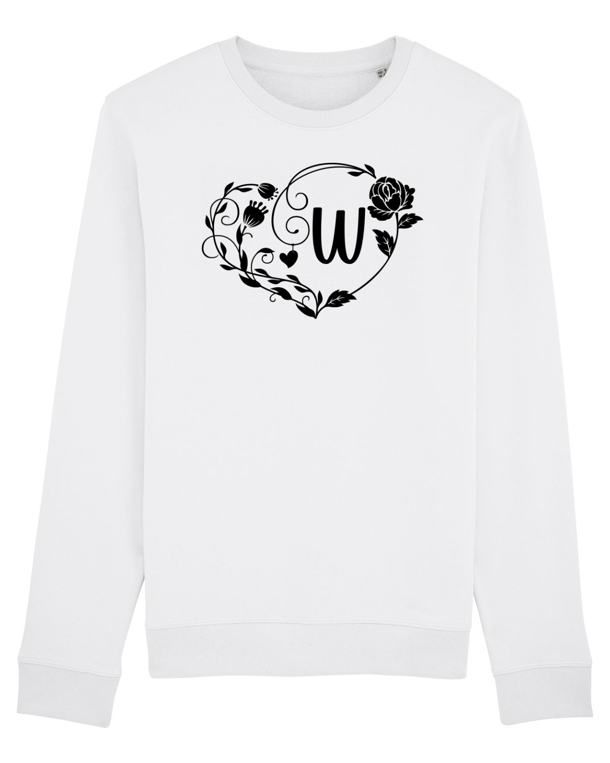 Bluză mânecă lungă Unisex Rise White