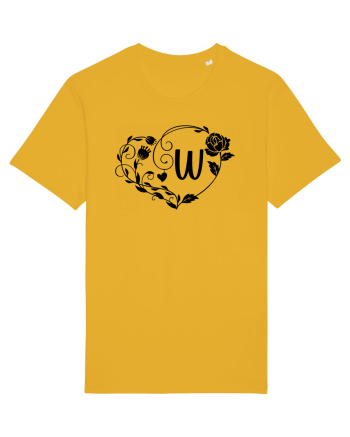 Litera W - negru Spectra Yellow