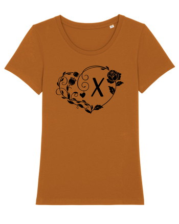 Litera X - negru Roasted Orange