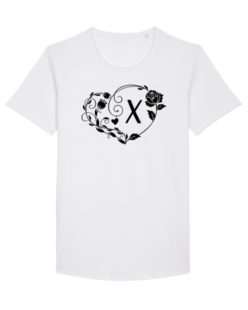 Litera X - negru White