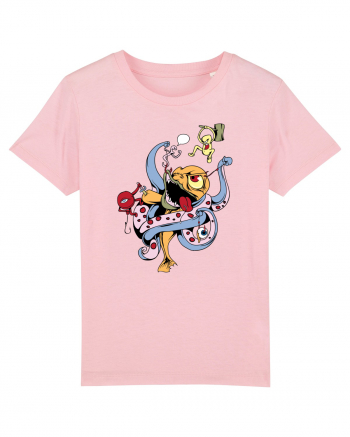 Octopus Monster Cotton Pink