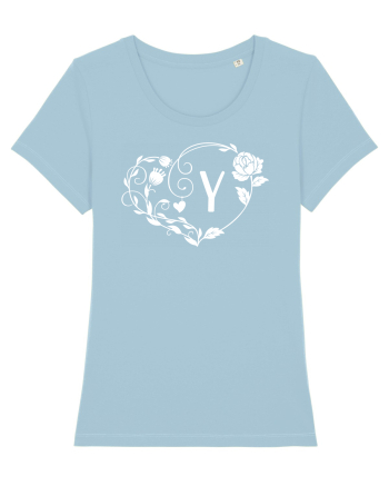 Litera Y - alb Sky Blue