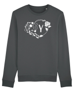Litera Y - alb Bluză mânecă lungă Unisex Rise