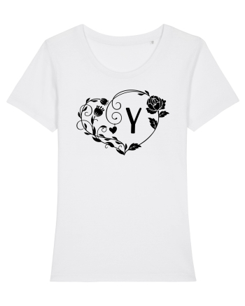 Litera Y - negru White