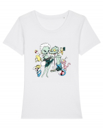 Monsters In Love Tricou mânecă scurtă guler larg fitted Damă Expresser