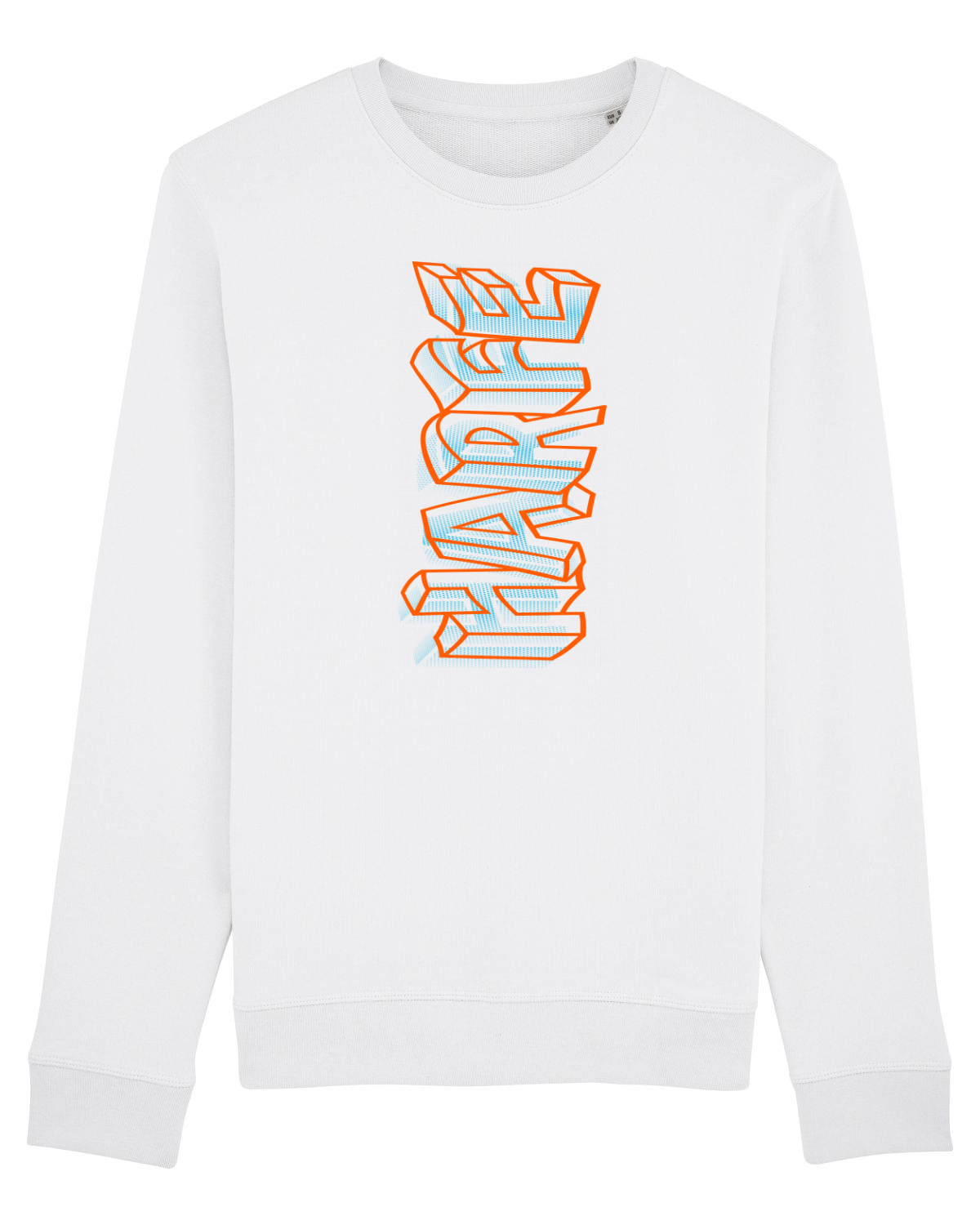 Bluză mânecă lungă Unisex Rise White