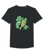 Toxic Monsters Tricou mânecă scurtă guler larg Bărbat Skater