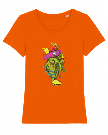 Octopus Pirate Bright Orange