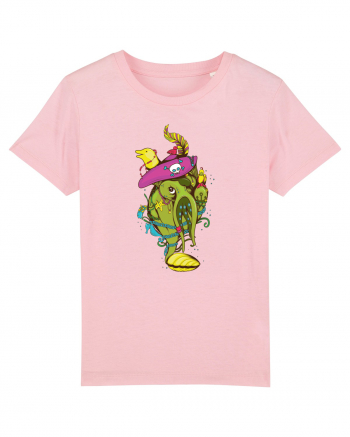 Octopus Pirate Cotton Pink