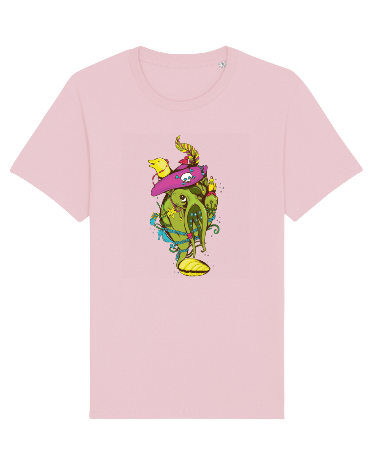 Tricou mânecă scurtă Unisex Rocker Cotton Pink